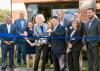 Capital Blue Cross President and CEO Todd Shamash joins WellSpan President and CEO Roxanna Gapstur, front left, Wednesday morning in celebrating the opening of the new Capital Blue Cross Connect health and wellness center on WellSpan Health’s York campus.